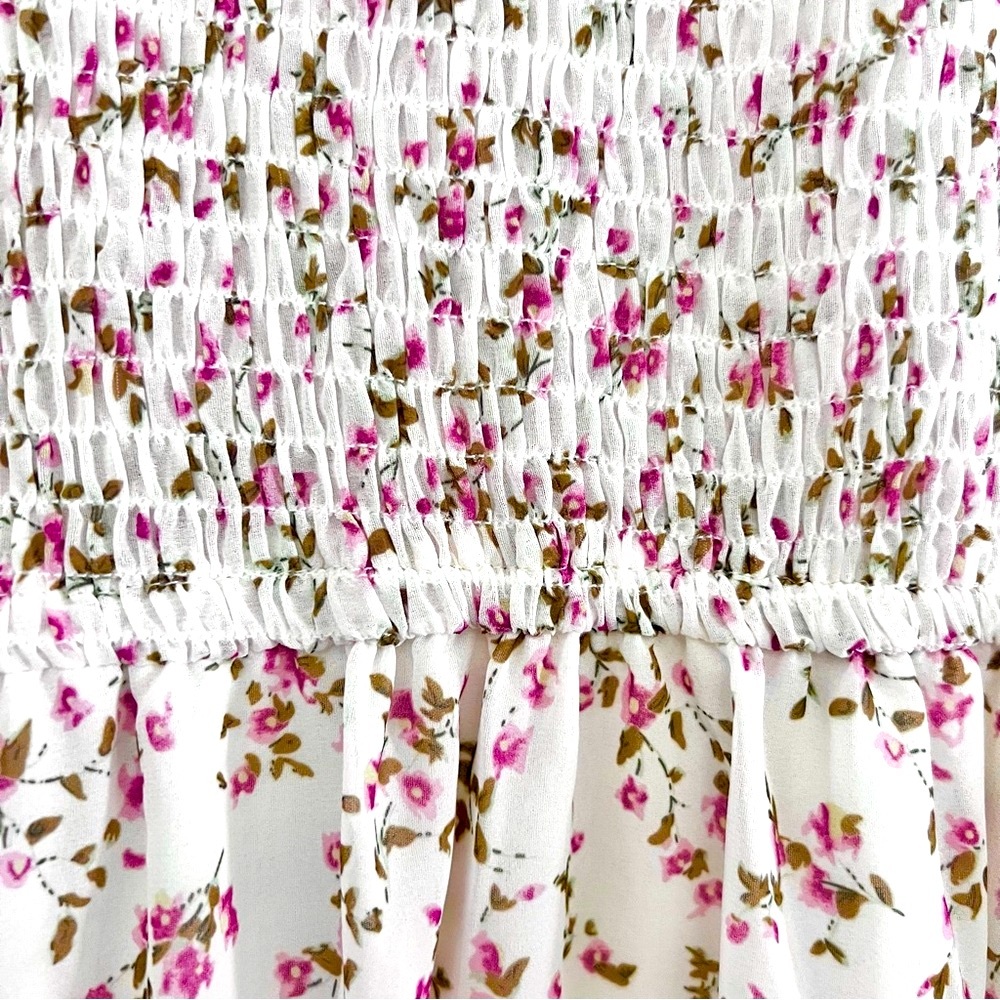 Petal & Pup Floral Cream Dress - Picture 9 of 15